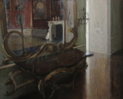 Refelection 80 x 100 cm oil on canvas 2021