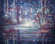 Andrea Damp -A Place for the Innocent- oil and acrylic on canvas140 x 180 cm 2024