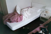 AUG 2004 Tokyo  from the series „Slept in Beds“ 10 x 15 cm, laser exposure on Fuji Crystal Archive Professional DPII photo paper, Edition of 3