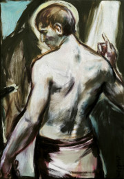 „St. John“   oil on canvas  94 x 65 cm 2021