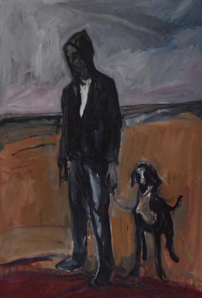 "Grey Morning"  oil on canvas 100 x 70 cm 2018