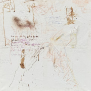 „Dust on Road“ blood on canvas 79 x 79 cm 2006