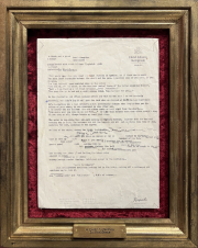 „A fever infection in residence“ typewriter on paper, framed 41 x 33 cm 2022