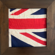 PETER DOHERTY „Flag“ objet trouvé, framed 44 x 44 cm n/s