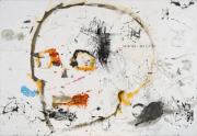 PETER DOHERTY  „Always Succumb“ mixed media on canvas 27 x 41 cm 2017 / 2018
