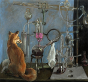 "Der Versuch" oil on canvas  84 x 100 cm 2020