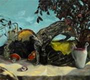 "Der Ozelot" oil on canvas  90 x 100 cm 2019