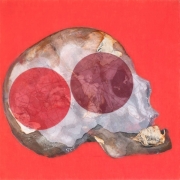 Rogelio Manzo "Tanatos LX "16 x 16 in / 40 x 40 cm  oil and mixed media on resin panel 2019