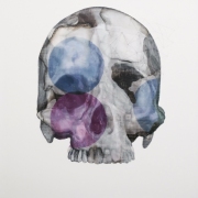 Rogelio Manzo "Tanatos LXIII" 48 x 48  in / 122 x 122 cm  oil and mixed media on canvas 2019