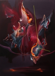 Fabio La Fauci FIGURE N. 35 110 X 80 cm oil on canvas 2018