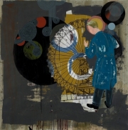 Juan Miguel Pozo Eine neue Welt - Idee 150 x 150 cm acrylic on canvas 2017