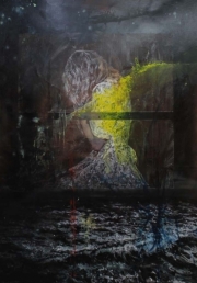 Arny Schmit Starry Night 150 x 110 cm oil on canvasd 2017