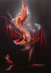 Fabio La Fauci FIGURE N. 38 140 X 100 cm oil on canvas 2018