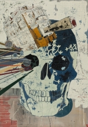Juan Miguel Pozo Kopf 140 x 200 cm acrylic on canvas 2017