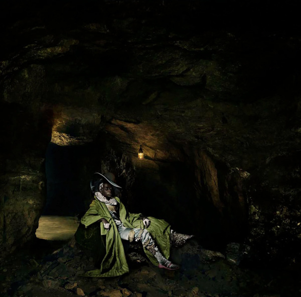 "Goethe" (series "underground") Fine Art Print on Alu Dibond, under glass, framed 2008 Museum edition: 140 x 140 cm, edition of 5