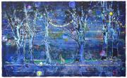 Andrea Damp -Seasonal Amnesia- oil on canvas  110 x 180 cm, 2024