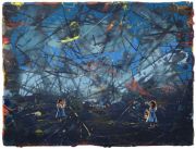 Andrea Damp -The Promise of Shadows- oil on canvas 30 x 40 cm, 2024