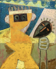 MASCH -The better Half- oil on canvas 60 x 50 cm 2024