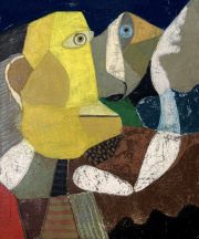 MASCH -Dividet Opinion- oil on canvas 60 x 50 cm 2024