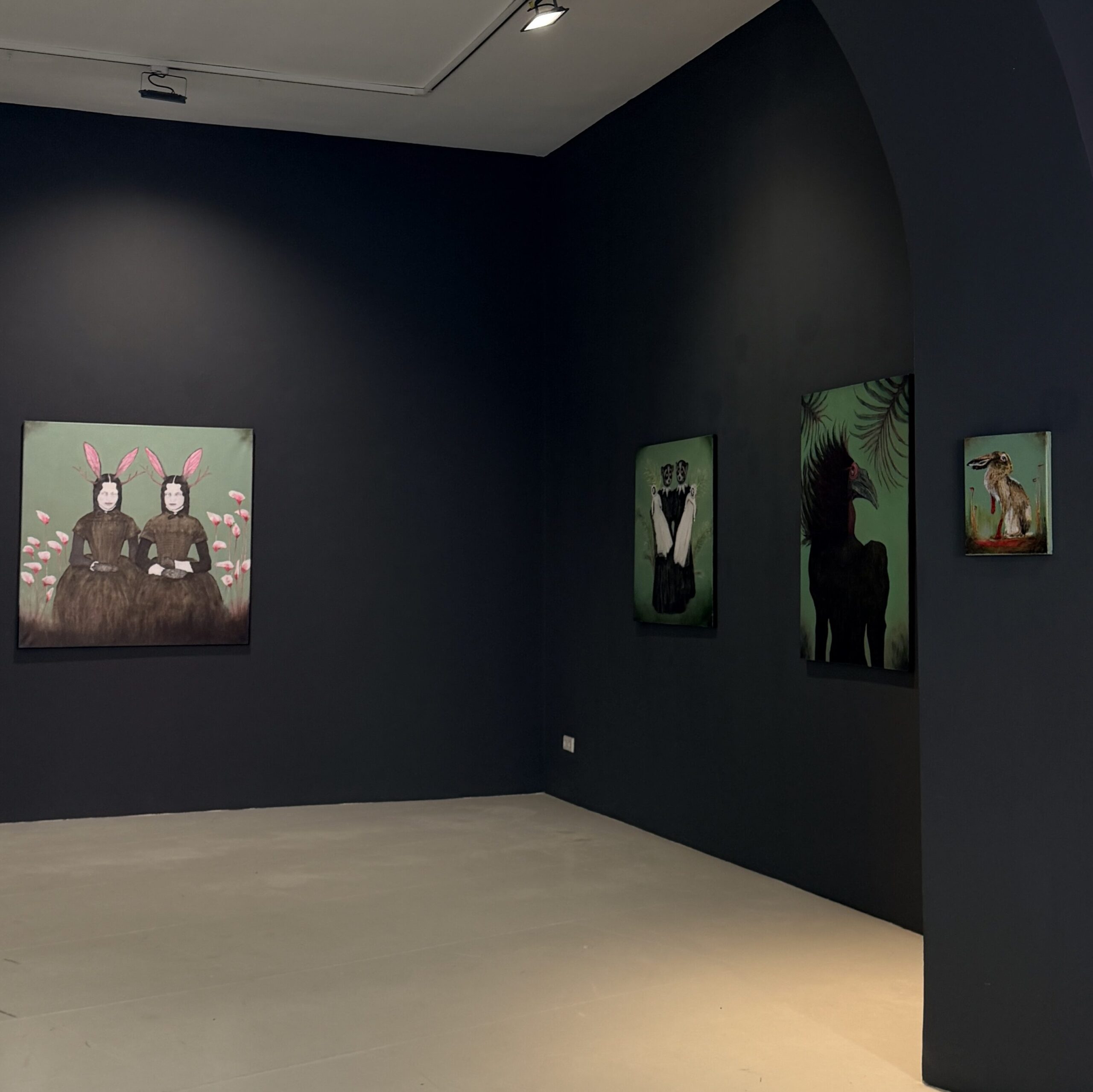 The Space Between exhibition Berlin paintings Marie Louise Elshout 2026