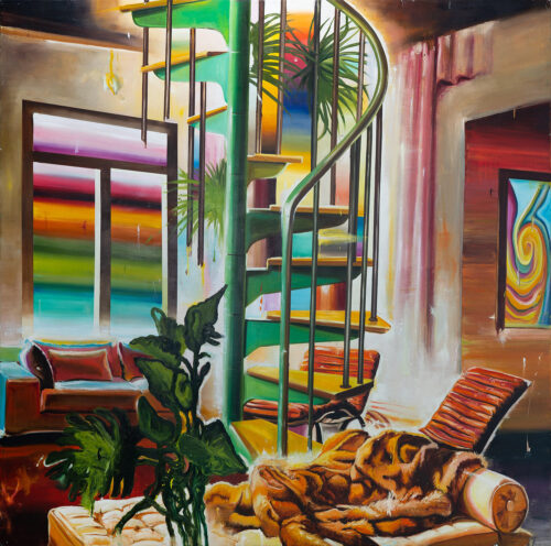 Armando_Marino_-Interieur-_oil_on_canvas_180x170cm_2019